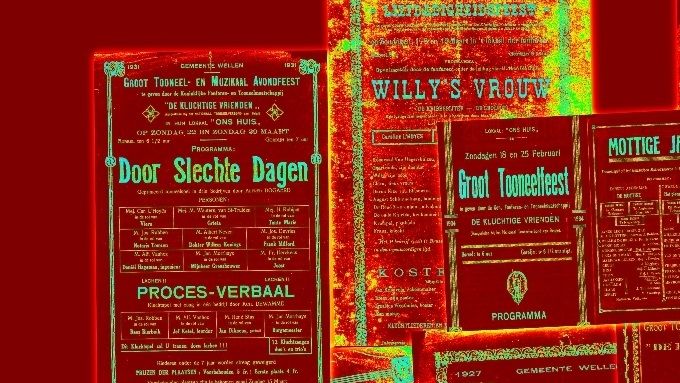 Een collage van affiches uit de oude doos.   Uit het nalatenschap van JOZEF ROBBEN   1947 - 1974           deel 2