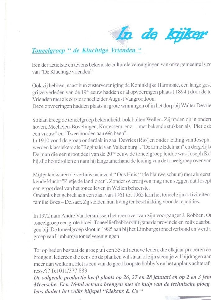 Uit het gemeentelijk nieuws